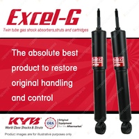 2x Rear KYB Excel-G Shock Absorbers for MG MGF 18K4F 1.8 I4 RWD Convertible