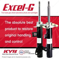 2x Front KYB Excel-G Strut Shock Absorbers for MINI Cooper R50 R52 R53 I4 FWD