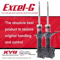2x Front KYB Excel-G Strut Shock Absorbers for Mitsubishi Lancer CG CH STD Opt