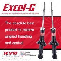 2x Rear KYB Excel-G Shock Absorbers for Mitsubishi Lancer CJ Aspire 4B12 2.4