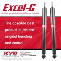 2x Rear KYB Excel-G Shock Absorbers for Mitsubishi Pajero NM NP V6 DT4 4WD