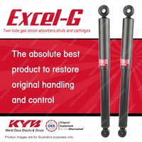 2x Rear KYB Excel-G Shock Absorbers for Mitsubishi Pajero IO QA I4 4WD 1999-2003