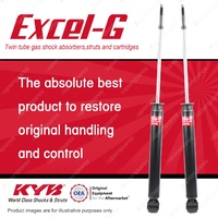 2x Rear KYB Excel-G Shock Absorbers for Nissan Cube Z11 Z12 I4 4WD FWD 02-08