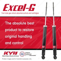 2x Rear KYB Excel-G Shock Absorbers for Nissan Juke F15 ST HR16DE 1.6 I4 FWD