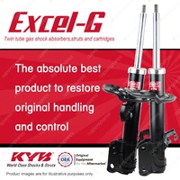 2x Front KYB Excel-G Strut Shock Absorbers for Nissan Leaf ZEO Electric EM61