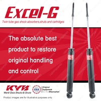 2x Rear KYB Excel-G Shock Absorbers for Nissan Micra K11 CG13DE 1.3 I4 FWD