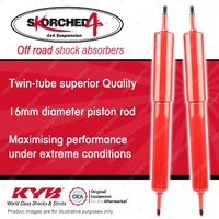2x Front KYB SKORCHED 4'S Shock Absorbers for Nissan Patrol Y60 GQ Y61 GU 4WD