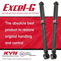 2x Rear KYB Excel-G Shock Absorbers for Nissan Skyline R30 L24E 2.4 I6 RWD All