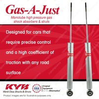 2x Rear KYB Gas-A-Just Shock Absorbers for Renault Clio MKII I4 FWD Hatch 01-06