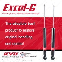 2x Rear KYB Excel-G Shock Absorbers for Skoda Fabia 5J I4 FWD All Styles 10-15