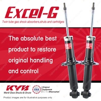 2x Rear KYB Excel-G Shock Absorbers for Subaru XV GP7 FB20A 2.0 F4 AWD Wagon
