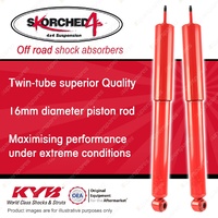 2x Rear KYB SKORCHED 4'S Shocks for Toyota 4 Runner LN130 RN130 VZN130 YN130