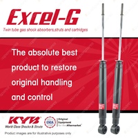 2x Rear KYB Excel-G Shock Absorbers for Toyota Avensis ACM21R 2AZFE 2.4 I4 FWD