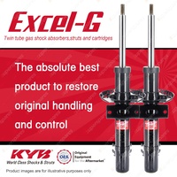 2x Front KYB Excel-G Strut Shock Absorbers for Volkswagen Polo 6R I4 DT4 FWD
