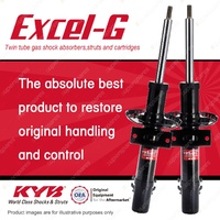 2x Front KYB Excel-G Strut Shock Absorbers for Volkswagen Polo 6C 6R FWD Hatch