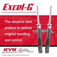 2x Front KYB Excel-G Strut Shock Absorbers for Volkswagen Tiguan 5N AWD 08-on