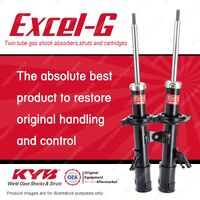 2x Front KYB Excel-G Strut Shock Absorbers for Nissan Micra K13 HR12DE HR15DE