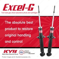 2x Rear KYB Excel-G Shock Absorbers for Mitsubishi FTO DE2A DE3A Coupe 97-01