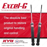 2x Rear KYB Excel-G Shock Absorbers for Toyota Prius-C NHP10R 1.5 FWD Hatchback