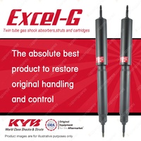 2x Front KYB Excel-G Shock Absorbers for Toyota Landcruiser FJ80 4WD Wagon 90-92