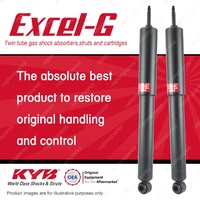 2x Rear KYB Excel-G Shock Absorbers for Toyota Landcruiser FJ80 4WD Wagon 90-92