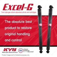 2x Rear KYB Excel-G Shock Absorbers for Ford Transit VM 2.4 RWD Van 06-12