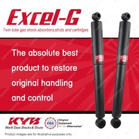 2x Rear KYB Excel-G Shock Absorbers for Mitsubishi Challenger PB PC Pajero QE