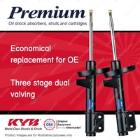 2x Rear KYB Premium Shock Absorbers for Volkswagen Beetle Type 1 1300 1500 68-75