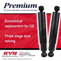 2x Rear KYB Premium Shocks for Toyota Coaster BB HB HDB HZB RB 20 26 30 31