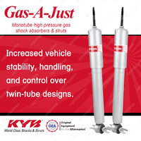 2x Front KYB Gas-A-Just Shock Absorbers for Chevrolet Corvette C4 5.7 85-87