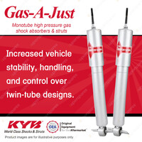 2x Front KYB Gas-A-Just Shock Absorbers for Chevrolet Corvette C4 5.7 1988