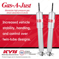 2x Front KYB Gas-A-Just Shock Absorbers for Chevrolet Corvette C4 5.7 89-96