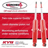 2x Front KYB SKORCHED 4'S Strut Shocks for Holden Colorado RG RWD 2012-2014