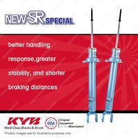 2 Rear KYB New SR Special Shock Absorbers for Nissan Skyline R34 U-Bracket Mount
