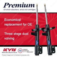 2 x Front KYB Premium Shock Absorbers for Mitsubishi Fuso Canter 4D32 4D33 4D34