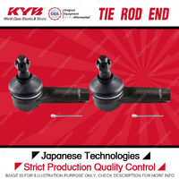 KYB Front Outer Tie Rod Ends for Ford Courier PE PG PH 2.5 2.6 99-06 Height=45mm