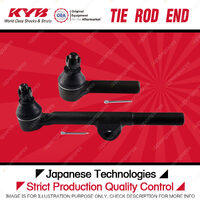 2x KYB Front Tie Rod Ends for Toyota Hilux LN106R 2.8L Utility I4 8V 1988-1997