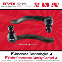 2 Pcs KYB Front Tie Rod Ends for Nissan Navara D23 NP300 2.3L 2.5L 2015-On