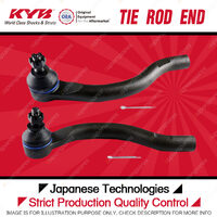2 Pcs KYB Front Tie Rod Ends for Honda Accord Euro CL Accord CM 2.4L 2002-2008