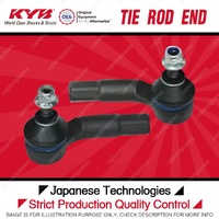 2 x KYB Front Tie Rod Ends for Ford Fiesta WP WQ 1.4L 1.6L FYJA FXJA 2001-2009
