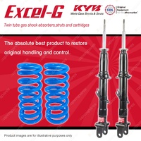 Front KYB EXCEL-G Shock Absorbers + Standard Coil Springs for FORD Territory SX