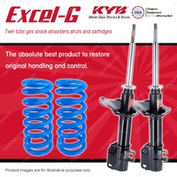 Front KYB EXCEL-G Shock Absorbers + STD Coil Springs for HOLDEN Barina MF MH