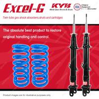 Front KYB EXCEL-G Shock Absorbers + Raised Coil Springs for FORD Territory SYII