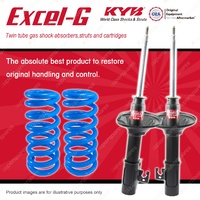 Front KYB EXCEL-G Shock Absorbers + Raised Coil Springs for MAZDA 323 BF