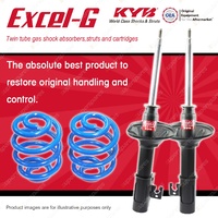 Front KYB EXCEL-G Shock Absorbers + Sport Low Coil Springs for MAZDA 323 BF