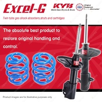 Front KYB EXCEL-G Shock Absorbers + Sport Low Coil Springs for EUNOS 30X EC10