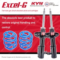 Front KYB EXCEL-G Shocks Sport Low Coil Springs for FORD Laser KJ B6 BP