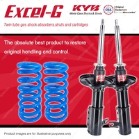 Front KYB EXCEL-G Shock Absorbers + Standard Coil Springs for FORD Laser KJ