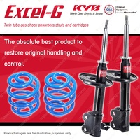 Front KYB EXCEL-G Shocks Super Low Coil Springs for TOYOTA Corolla AE112R