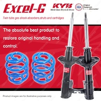 Front KYB EXCEL-G Shocks Sport Low Coil Springs for MITSUBISHI Lancer Mirage CE